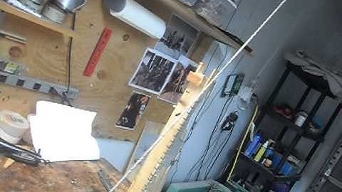 How I make a rawhide bow string Pt-3