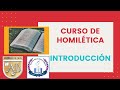 Homiltica cristiana  curso completo del instituto bblico introduccin