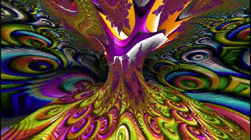 Peacock Fractal Toroid Wide 4k 2 minute rapid animation