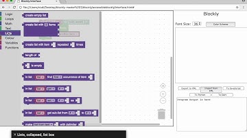 Accessible Blockly Demo with mouse