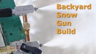 Backyard Snow Gun Build