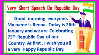 short speech on Republic Day 2024 ( Republic Day speech ) 26 January speech | speech on Republic Day screenshot 5