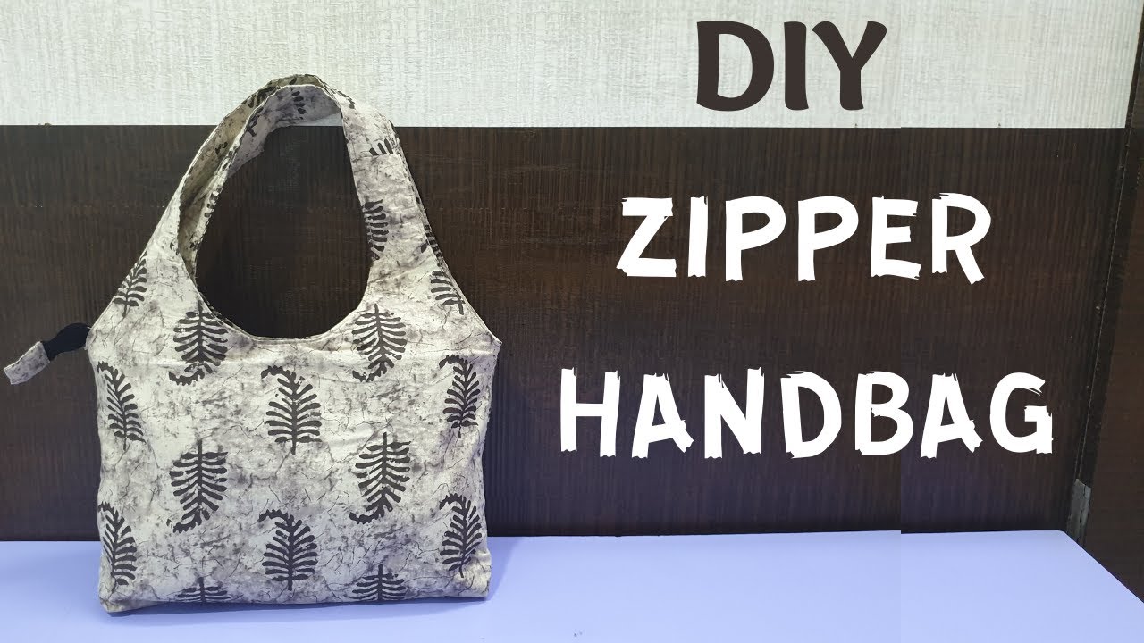Easy Zipper Bag Tutorial | Waterproof Zipper Handbag Making How To Sew ...