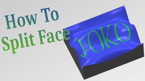 How to Split Face in Alibre