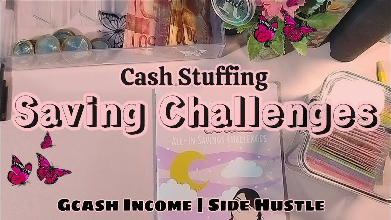 Cash Stuffing Saving Challenges | Side Hustle Income | Gcash | ₱3200.00 ...