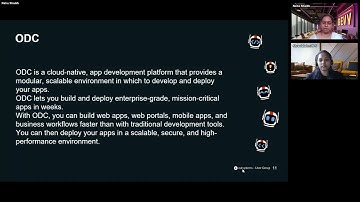 Masterclass 1.2: ODC Components, Event-Driven Architecture and Advanced Features
