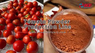 From Tomatoes to Powder - IKE Tomato Powder Production