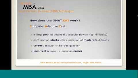 How does the Computer Adaptive Test (CAT) GMAT actually work?