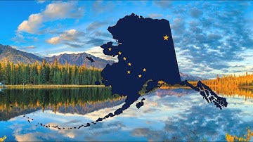 Alaska - Flag Map Speedpaint
