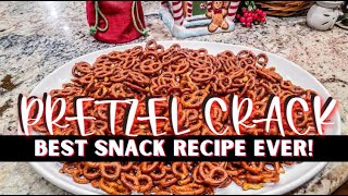 PRETZEL CRACK | The Best Buttered Pretzel Snack Recipe EVER!