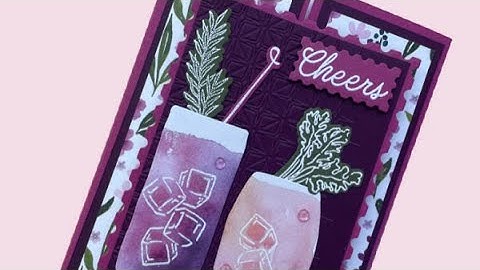 Cheers & Sips Sliding Fun Fold Card