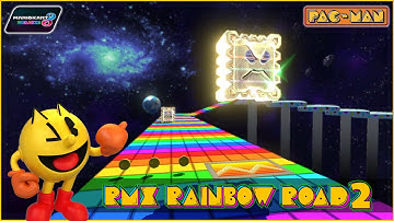 Mario Kart 8 Deluxe Custom Track RMX Rainbow Road 2 with Pacman