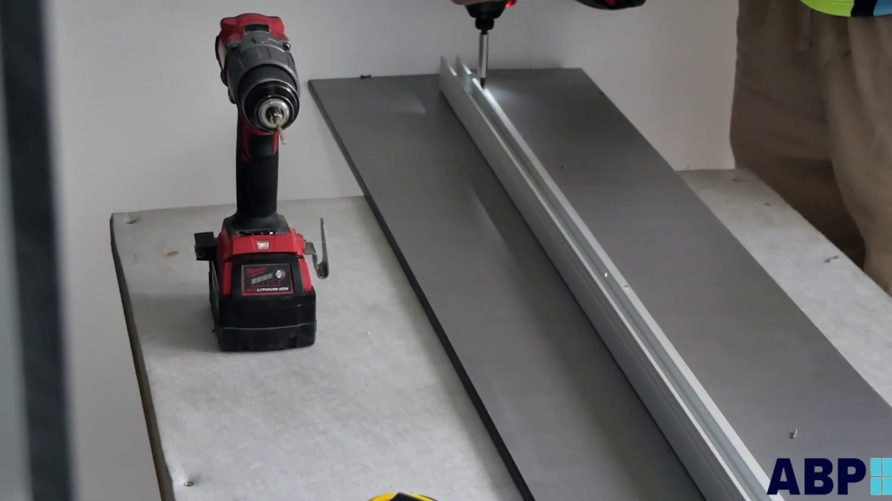 ABP Group Toilet Partition Aluminium Corner Channel Installation to Nib