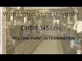 How To Melting Point Determination Lab Demo WSU Chemistry How To Melting Point Determination Lab Demo WSU Chemistry