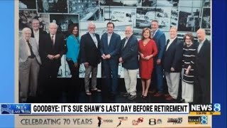 Goodbye: It's Sue Shaw's last day before retirement