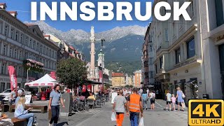Innsbruck Austria, 🇦🇹 Walking Tour 4K UHD