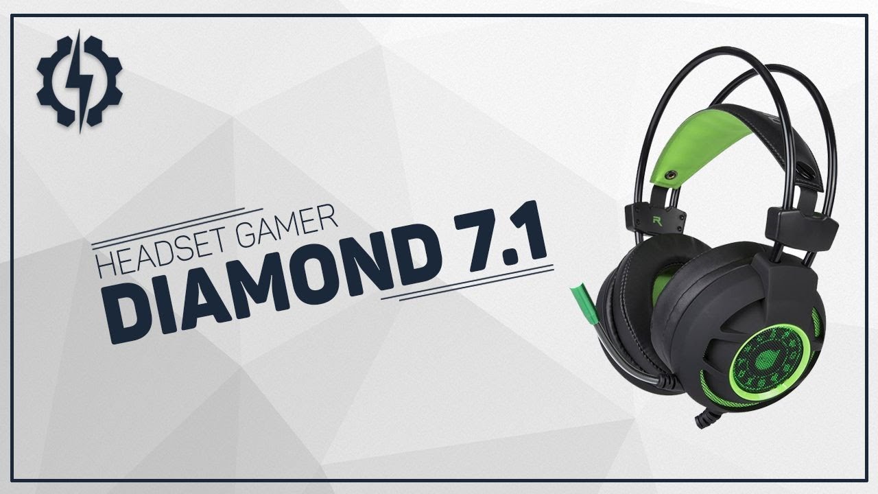 UNBOXING HEADSET GAMER DIAMOND 7.1 DAZZ oficialdazz YouTube