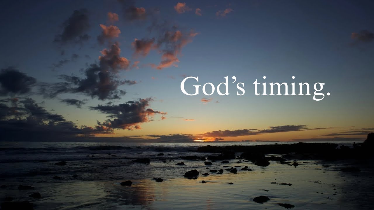 a reminder from God for the new year.