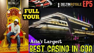 Deltin Royale Casino Goa Full Tour | Best Casino in Goa | Unlimited Drinks, Food - Tamil Vlog Ep 5