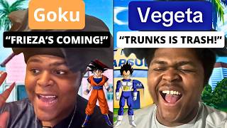 GOKU AND VEGETA TELL THE Z FIGHTERS ABOUT FRIEZA