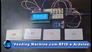 Vending machine, máquina de vendas com RFID e Arduino.