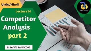 Competitor Analysis---part2---Urdu/Hindi---MBA/MS/MCOM---Lecture14