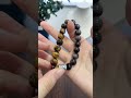 李記 | 原創手工真皮 | 招財穩運 黃虎眼石黑曜石男士手串DQ0908S號