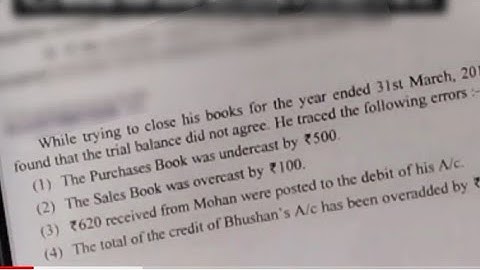 Illustration on One sided error | Rectification of error | Single sided error  #commerce #dkgoel