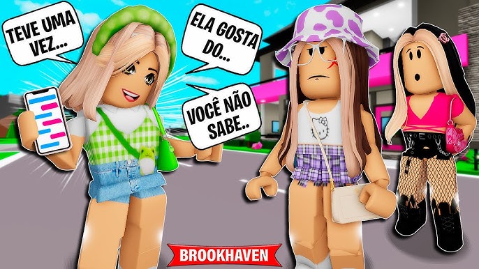 A MINHA AMIGA me TROCOU pela MENINA RICA  Historinhas Brookhaven Roblox  Bibi e Lud 