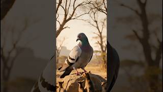 😍😌piegeon helping other animals in desert #piegeon #animals #yt#shorts #fypシ