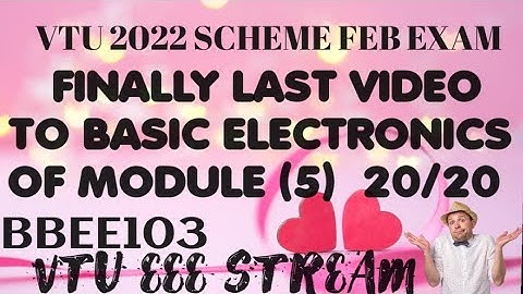 Passing Package  Basic electronics | Fixed Questions | #vtu #basicelectronic