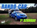 1/Small camper - Rando Car Maillet 1er Bivouac...Caravane Hybride.