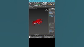 Animating a Crab in 3ds Max with CATParent #shorts #3dsmax #tips #modelingtips #catparent