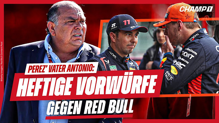 Es brodelt im Perez-Lager! Vater Antonio erhebt schwere Vorwürfe gegen Red Bull | News Update