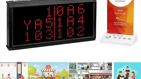 How to set TD124 wireless calling system Part2