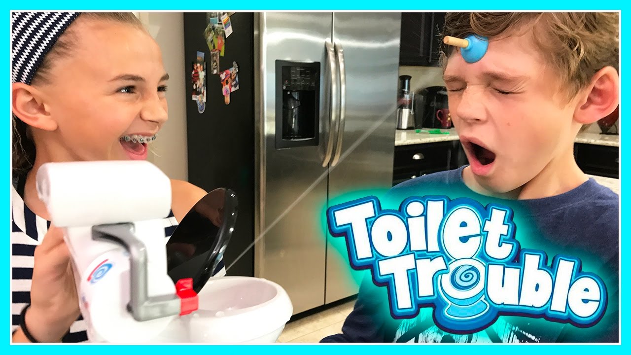 THE POTTY CHALLENGE TOILET TROUBLE GAME YouTube