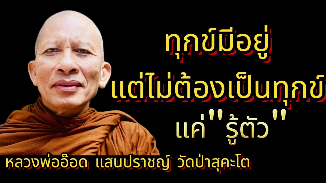 671028-ทุกข์มีอยู่ แต่ไม่ต้องเป็นทุกข์ หลวงพ่ออ๊อด แสนปราชญ์ วัดป่าสุคะโต