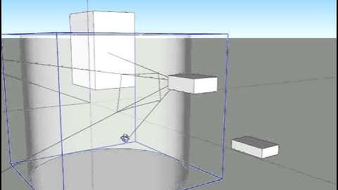 projector simulation in sketchup