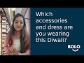 Which accessories and dress are you wearing this diwali  by urvishah  bolo app