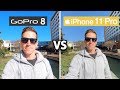 GoPro HERO 8 vs iPhone 11 Pro! (4K)