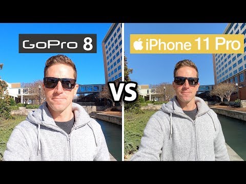 GoPro HERO 8 vs iPhone 11 Pro   4K 