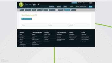 DroneLogbook - Customers