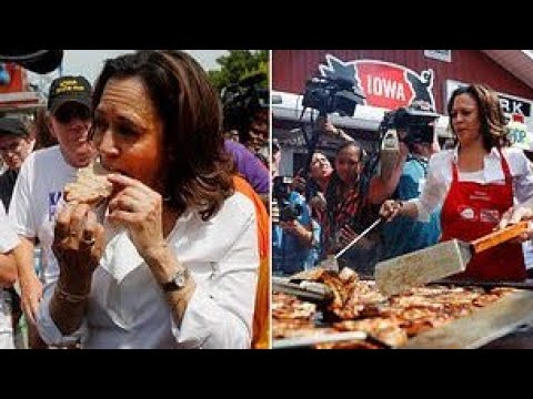 Kamala Harris' husband talks about pork chop at Iowa State Fair