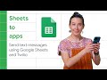 How to send text messages using Google Sheets and Twilio