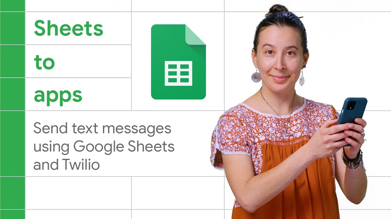 How to send text messages using Google Sheets and Twilio