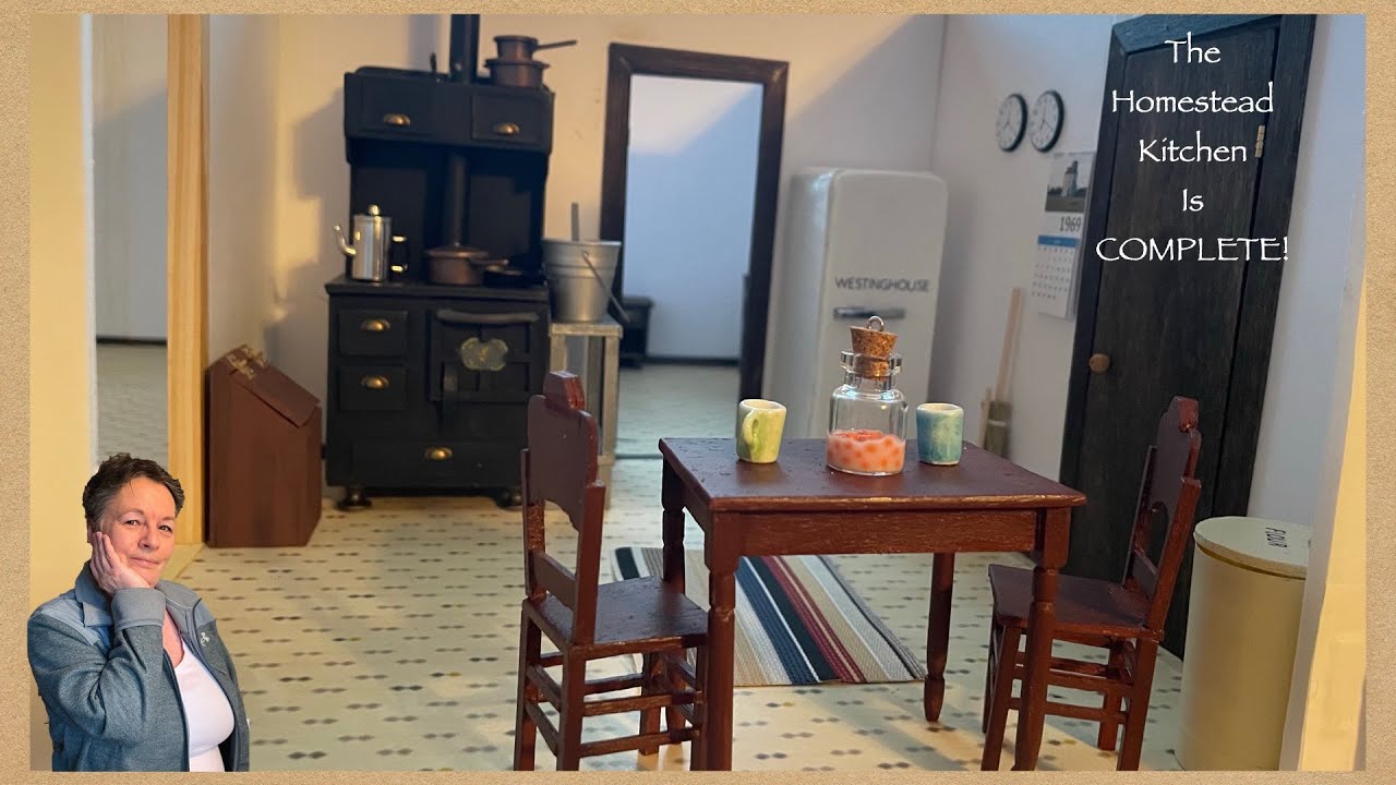 Finishing my 1:12 scale Dollhouse Kitchen!