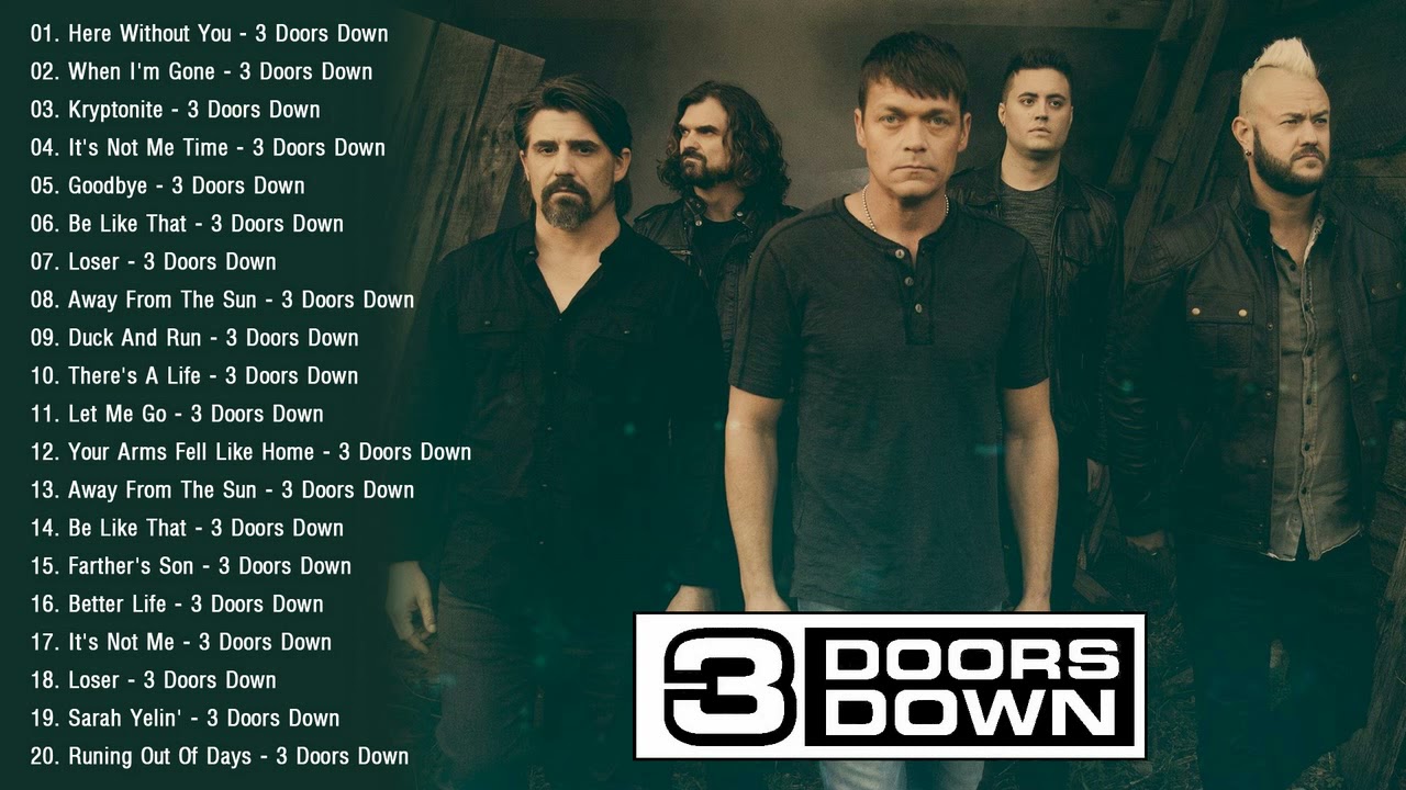 3 Doors Down Greatest Hits Best Songs of 3 Doors Down Full Album