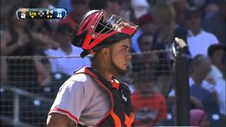 2012/09/30 Cabrera steals, scores on error