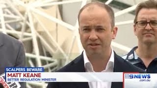 Ticket-scalping crackdown in NSW