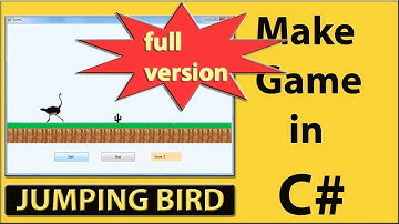 Game in C# windows application Source code tutorial visual studio making programming || FULL VERSION